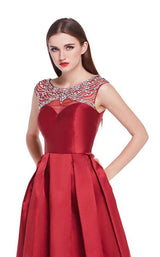 5 of 8 Jadore J14082 Burgundy