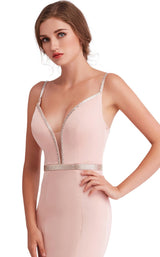 5 of 8 Jadore J15003 Dress Dusty-Pink