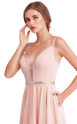 6 of 10 Jadore J15004 Dress Dusty-Pink