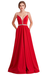3 of 10 Jadore J15004 Dress Red