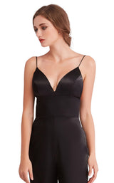 6 of 10 Jadore J15006 Jumpsuit Black