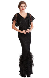 1 of 8 Jadore J15007 Dress Black