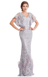 3 of 8 Jadore J15007 Dress Grey