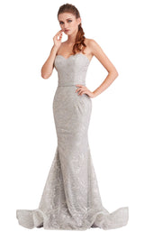1 of 8 Jadore J15012 Dress Grey