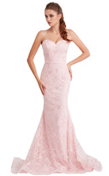 3 of 8 Jadore J15012 Dress Pink