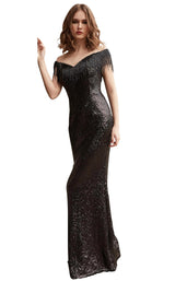 1 of 8 Jadore J15014 Dress Black