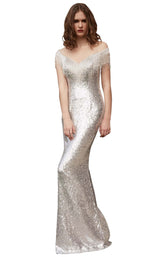 3 of 8 Jadore J15014 Dress Silver