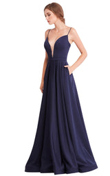 3 of 8 Jadore J15015 Dress Navy