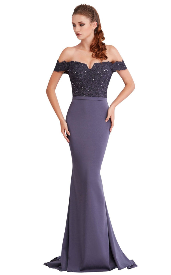 Jadore J15016 Dress Steel-Blue