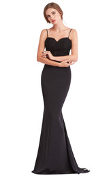 2 of 8 Jadore J15017 Dress Black