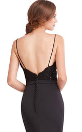8 of 8 Jadore J15017 Dress Black