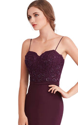 7 of 8 Jadore J15017 Dress Plum