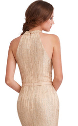 8 of 8 Jadore J15019 Dress Champagne