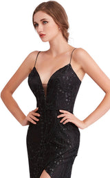 6 of 8 Jadore J15024 Dress Black