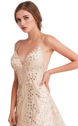 5 of 8 Jadore J15025 Dress Champagne