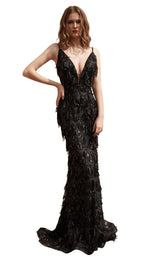 1 of 8 Jadore J15028 Dress Black