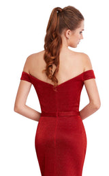 8 of 8 Jadore J15034 Dress Wine