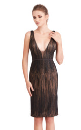 3 of 8 Jadore J15053 Dress Black-Nude