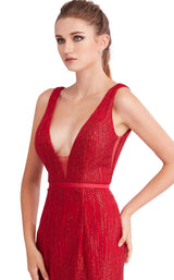 5 of 8 Jadore J15053 Dress Red