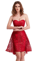 2 of 8 Jadore J15054 Dress Red