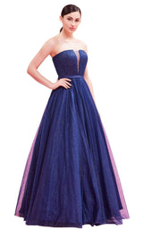 1 of 8 Jadore J16004 Dress Navy