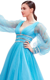 5 of 8 Jadore J16005 Dress Blue