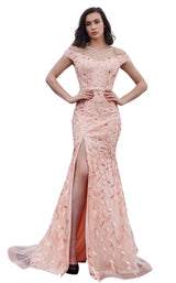 3 of 8 Jadore J16010 Dress Pink