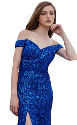 5 of 8 Jadore J16010 Dress Royal