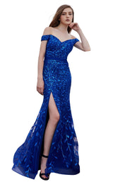 1 of 8 Jadore J16010 Dress Royal
