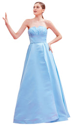 2 of 8 Jadore J16012 Dress Aqua