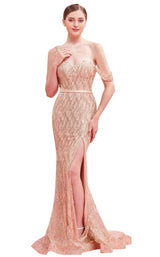 2 of 8 Jadore J16013 Dress Champagne