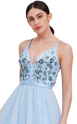 5 of 8 Jadore J16015 Dress Baby-Blue