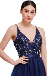 7 of 8 Jadore J16015 Dress Navy