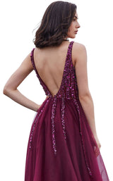 8 of 8 Jadore J16018 Dress Berry