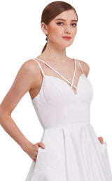 6 of 8 Jadore J16019 Dress Ivory