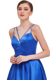 7 of 8 Jadore J16019 Dress Royal