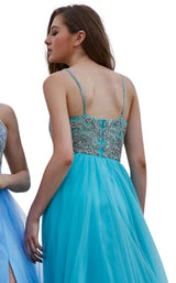 9 of 10 Jadore J16022 Dress Aqua