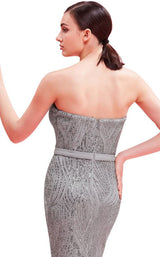 4 of 4 Jadore J16028 Dress Gunmetal