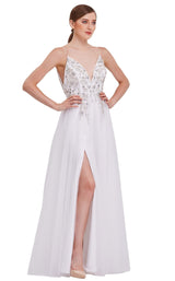 2 of 8 Jadore J16030 Dress Ivory