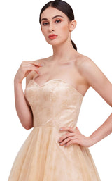 5 of 8 Jadore J16032 Dress Champagne