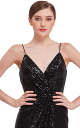 7 of 8 Jadore J16036 Dress Black