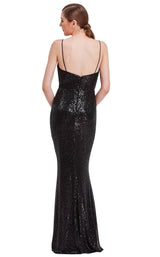 4 of 8 Jadore J16036 Dress Black