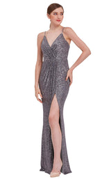 2 of 8 Jadore J16036 Dress Gunmetal