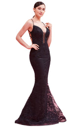 1 of 16 Jadore J16038 Dress Black