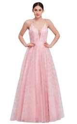 2 of 12 Jadore J16041 Dress Pink