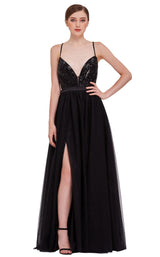 1 of 8 Jadore J16046 Dress Black
