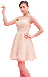 1 of 8 Jadore J16074 Dress Champagne