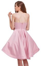4 of 8 Jadore J16077 Dress Dusty-Pink