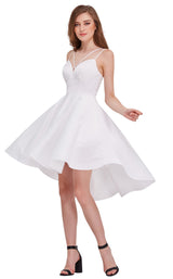 3 of 8 Jadore J16077 Dress Ivory