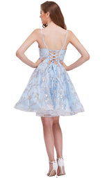 4 of 8 Jadore J16081 Dress Blue